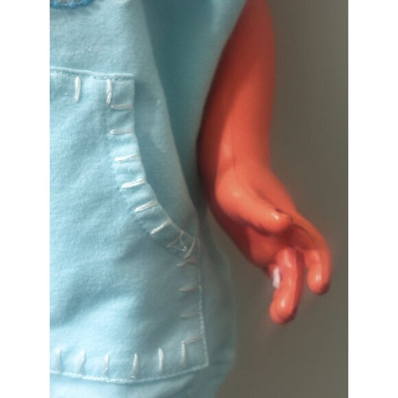 Vintage Regal Doll Blonde Hair Blue Sleepy Sparkly Eyes Girl Doll 11'' - Picture 4 of 10